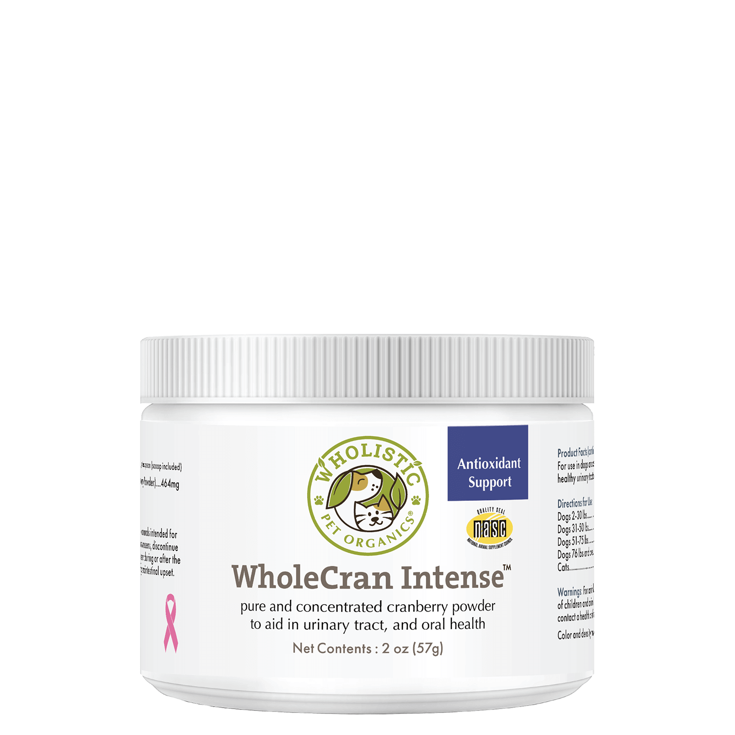 Wholistic Pet Organics WholeCran Intense 1 oz