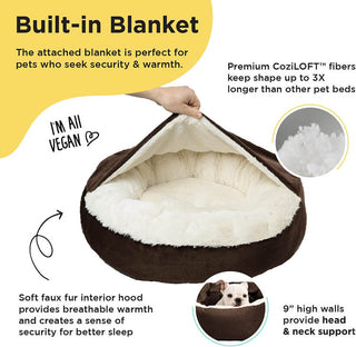 Best Friends by Sheri Cozy Cuddler Ilan Pet Bed