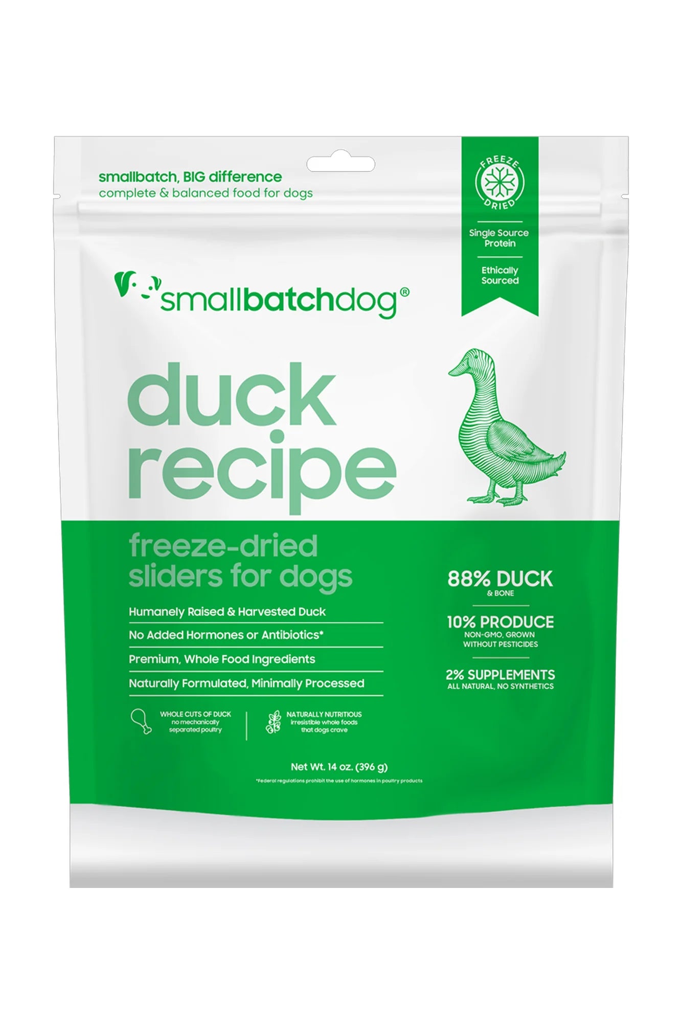 SmallBatch Freeze-Dried Duck Sliders