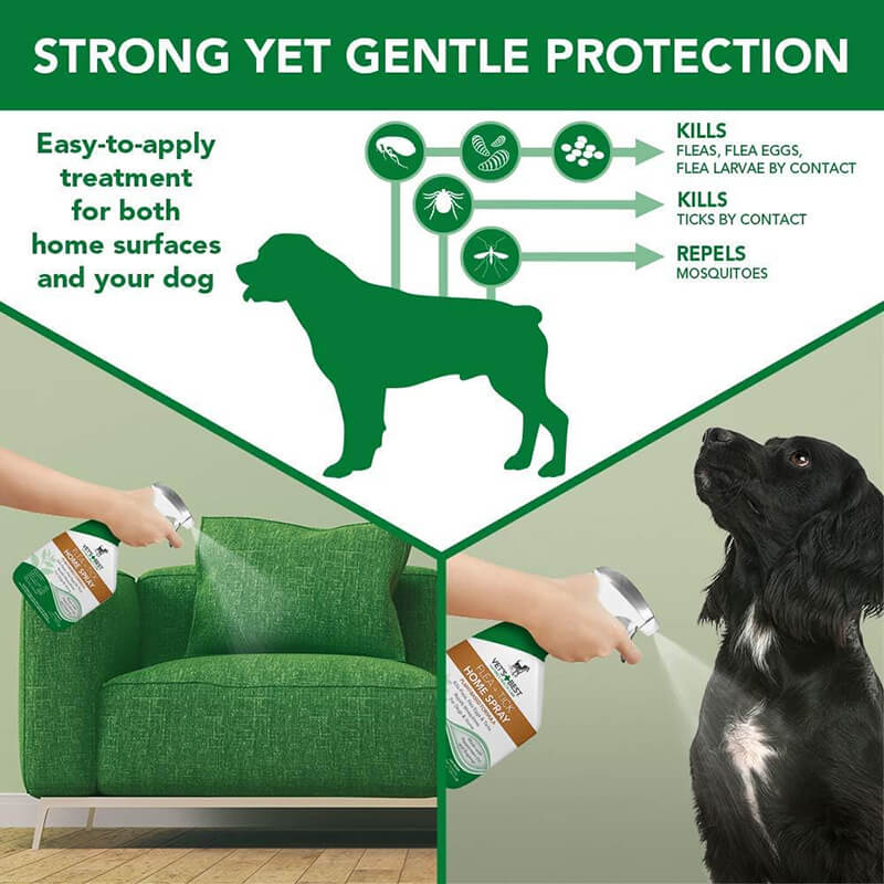 Vet's Best Flea & Tick  Spray for Dogs Peppermint Scent
