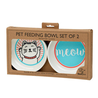 Ore' Pet Lucky Cat Bowl Gift Set