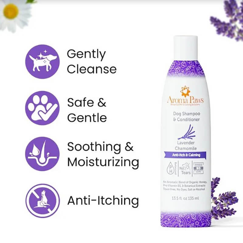 Aroma Paws Lavender Chamomile Shampoo - Anti-Itch & Calming Formula