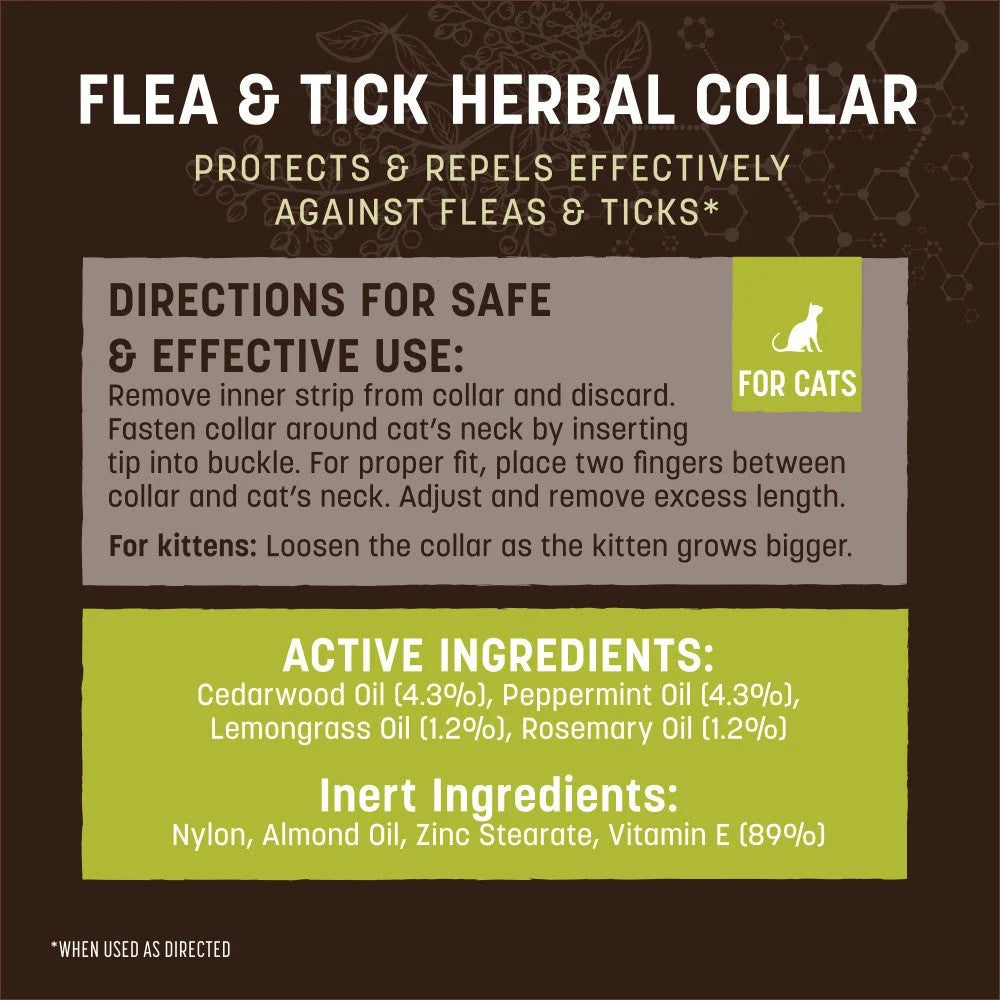 Earth Animal Feline Flea & Tick Collar for Cats