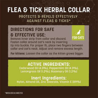 Earth Animal Feline Flea & Tick Collar for Cats