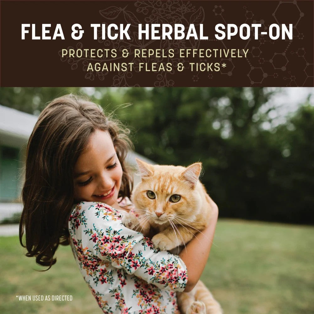 Earth Animal Nature's Protection Feline Flea & Tick Herbal Spot-On