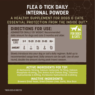 Earth Animal Flea & Tick Internal Powder, 1 lb
