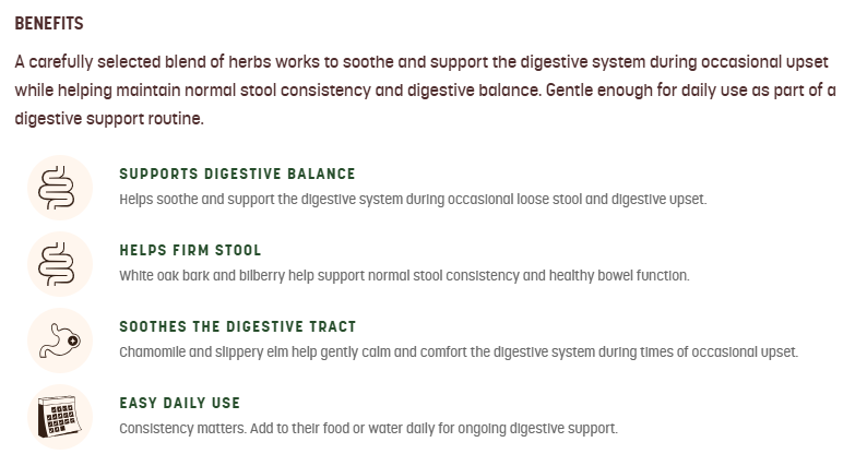 Earth Animal No More Runs Herbal Drops