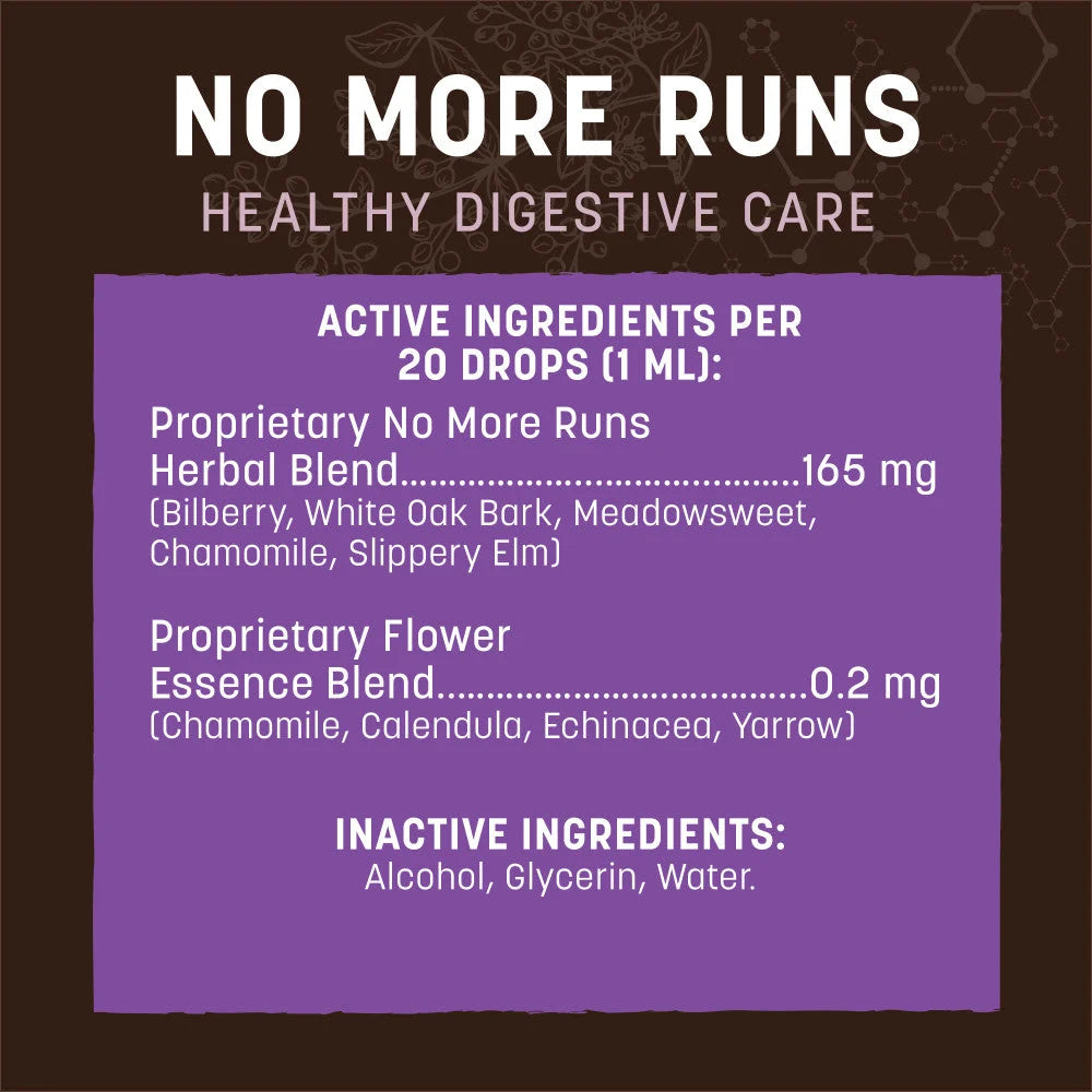 Earth Animal No More Runs Herbal Drops