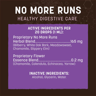 Earth Animal No More Runs Herbal Drops
