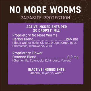 Earth Animal No More Worms Herbal Drops