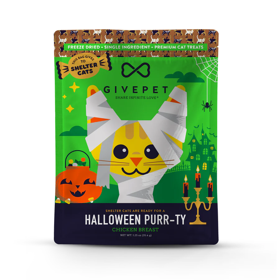 Givepet Halloween Purr-ty Chicken Breast Treats