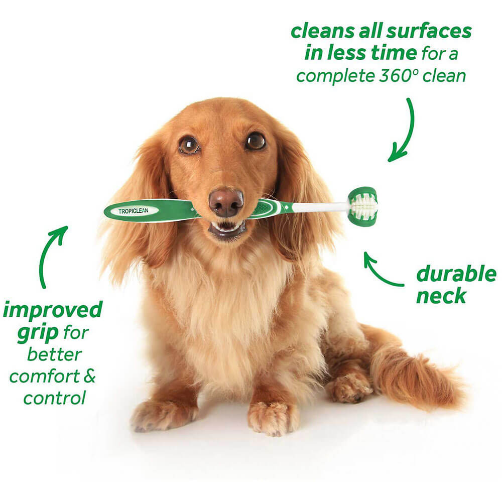 Tropiclean Freshbreath Triple Flex Toothbrush