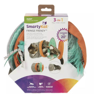 SmartyKat Fringe Frenzy Spring Tunnel