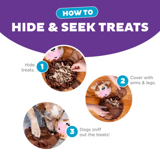 Outward Hound Stuff N' Snuffle Cow