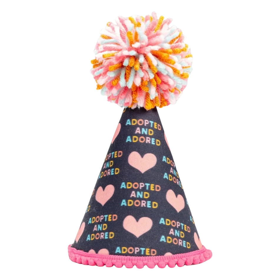 Pup Party Hat Adopted Navy