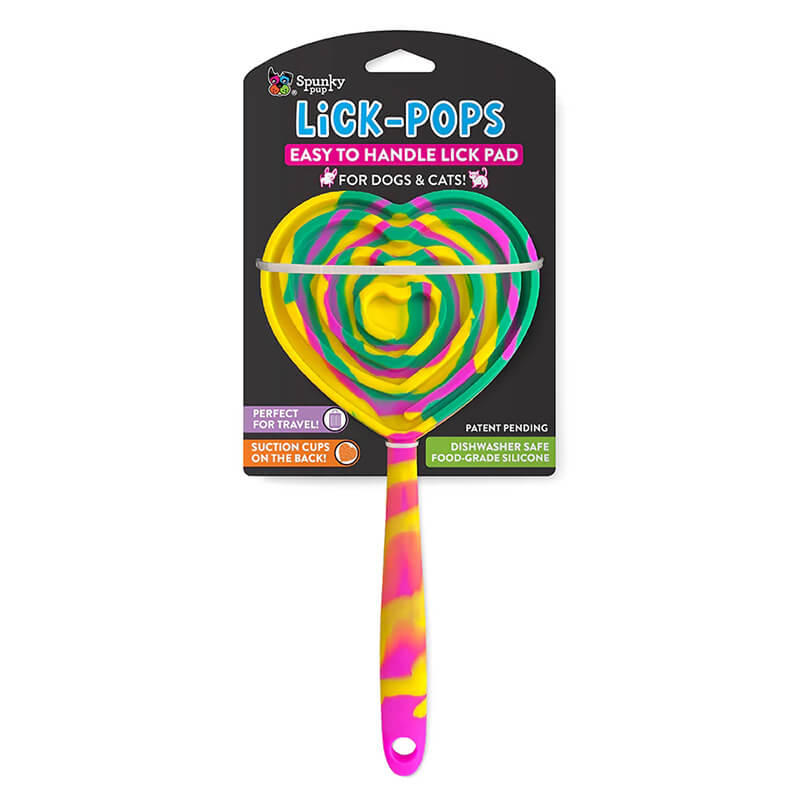Spunky Pup Lick Pad Spatula Heart
