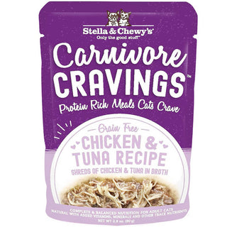 Stella & Chewy's Carnivore Cravings Pouch Chicken & Tuna Shreds