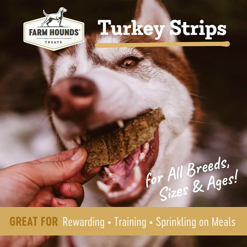 Farm Hounds Turkey Strips