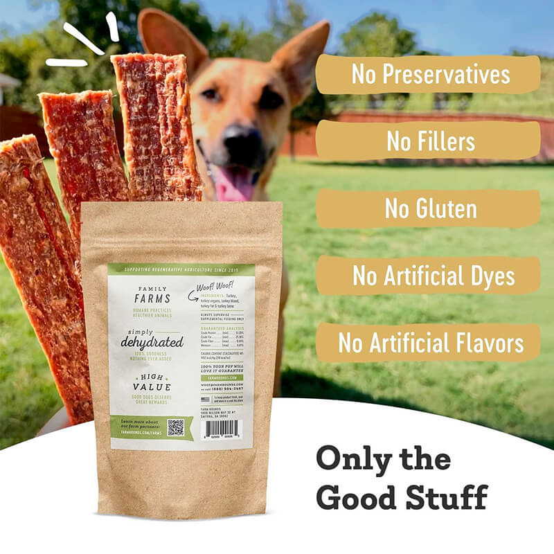 Farm Hounds Turkey Strips