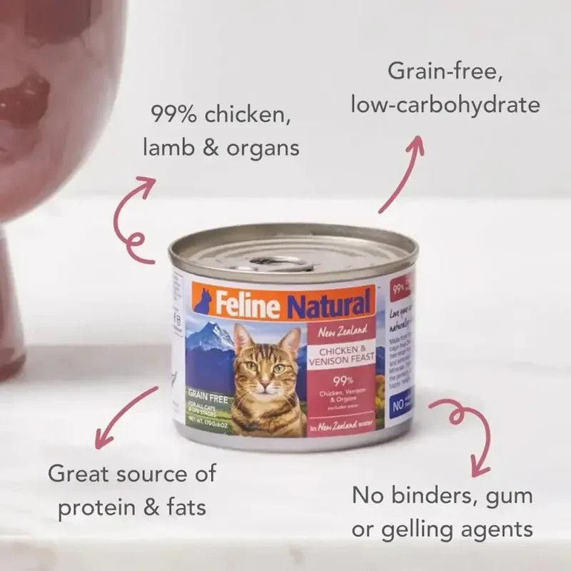 Feline Natural's Chicken & Venison Feast