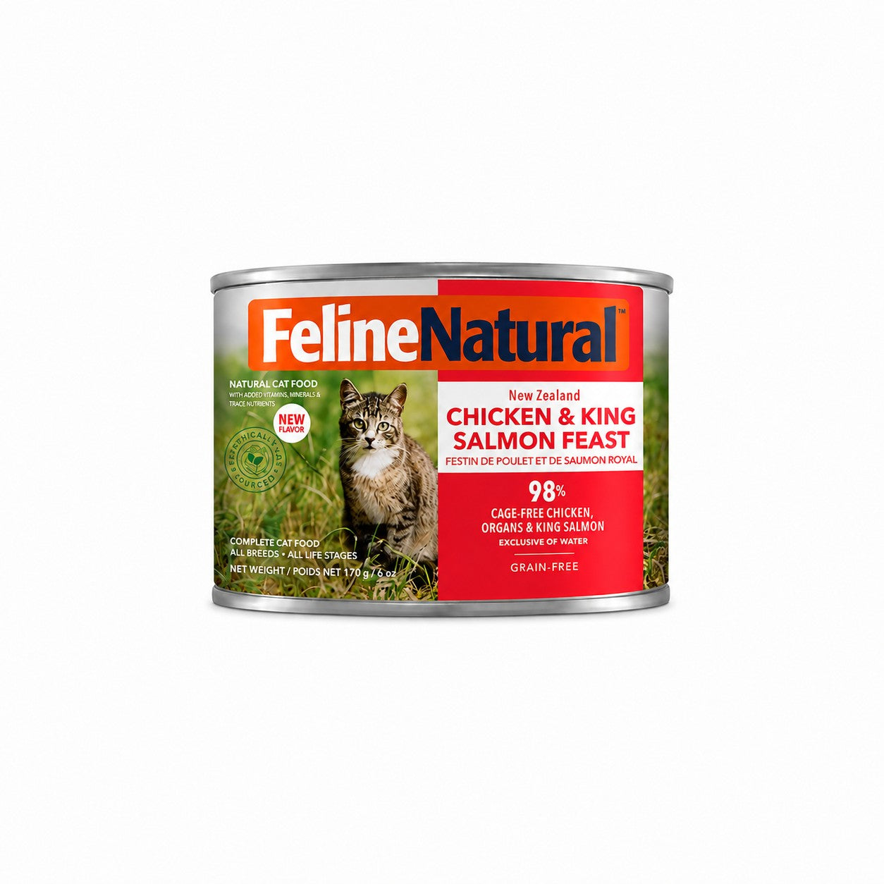 Feline Natural Chicken & King Salmon Feast