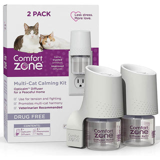 Comfort Zone Multi-Cat Calming Diffuser Kit
