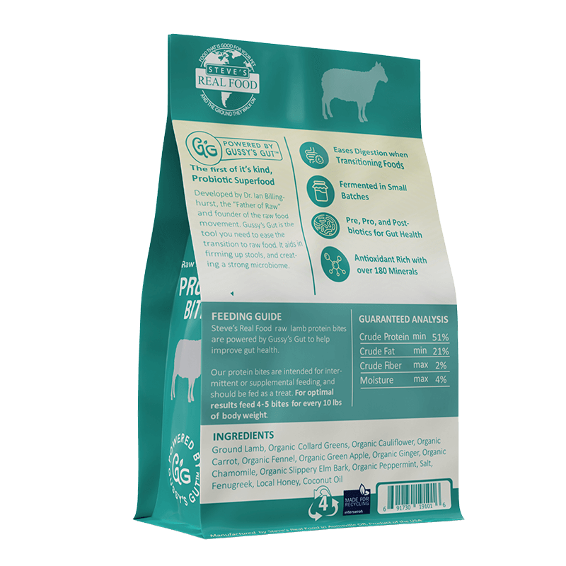 Steve's Freeze-Dried Gut Boosting Protein Bites Lamb