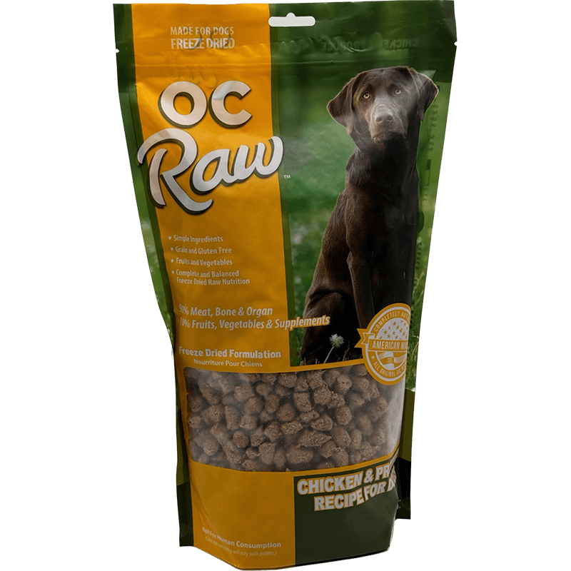 OC Raw Freeze-Dried Rox Chicken & Produce