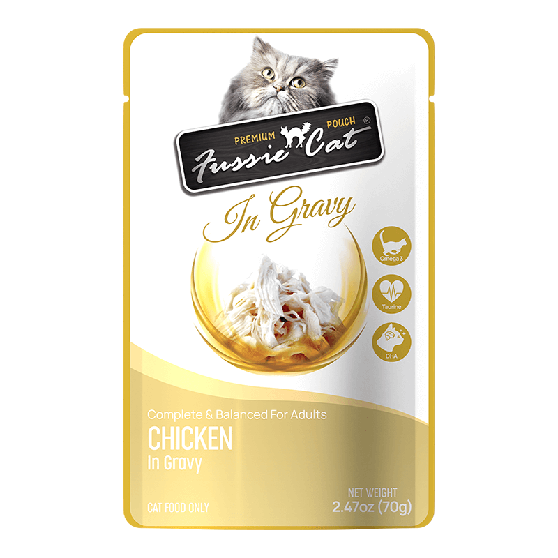 Fussie Cat Pouch Chicken in Gravy