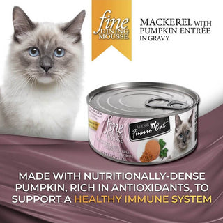 Fussie Cat Fine Dining Mousse Mackerel & Pumpkin