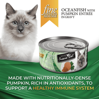 Fussie Cat Fine Dining Mousse Oceanfish & Pumpkin