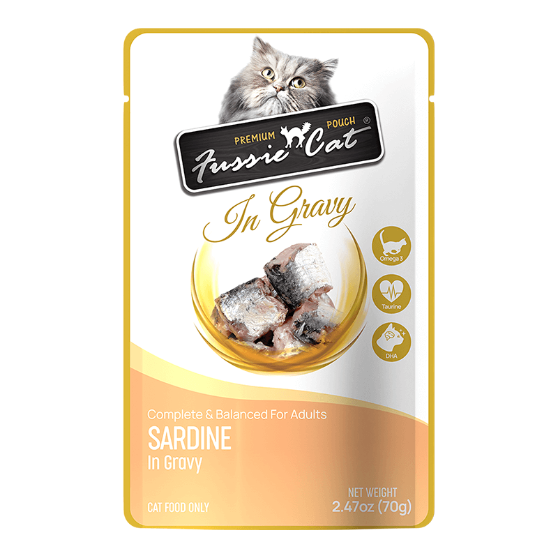 Fussie Cat Pouch Sardine in Gravy