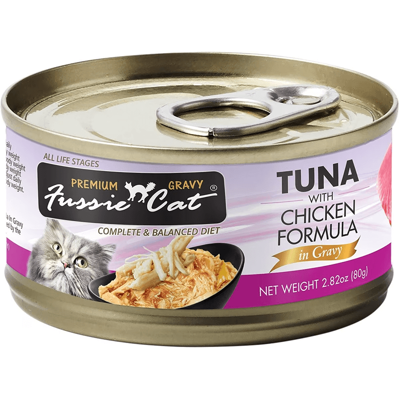 Fussie Cat Premium Tuna & Chicken in Gravy