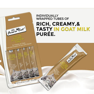 Fussie Cat Puree in Goat Milk Chicken & Beef
