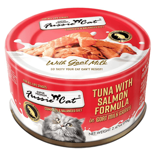 Fussie Cat Tuna & Salmon in Goat Milk