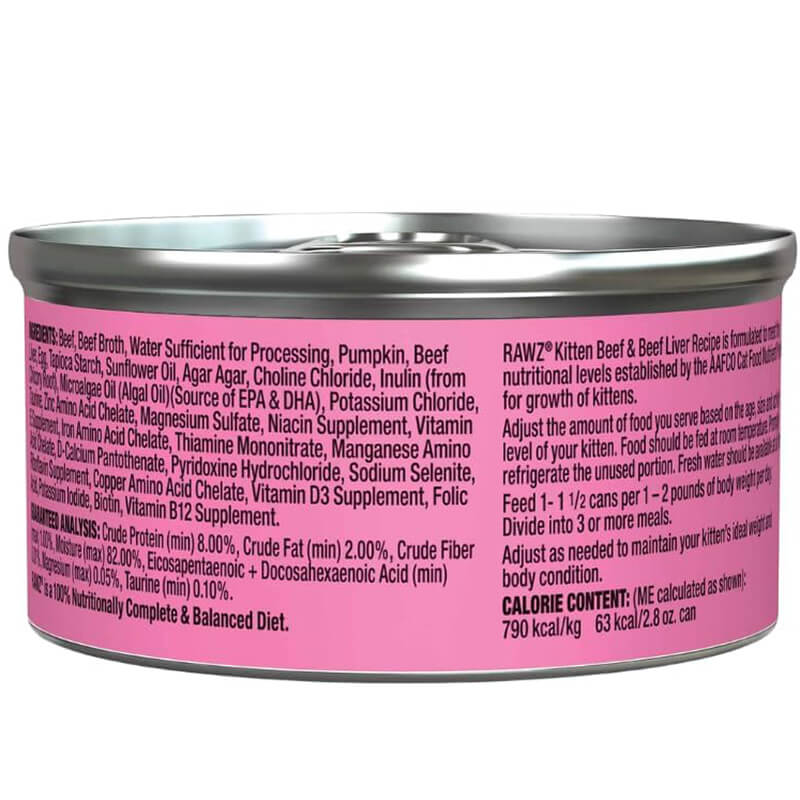 Rawz Kitten Pate Beef & Beef Liver