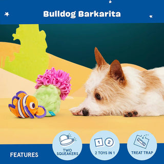 BARK Clown Fishing Around Plush Toy