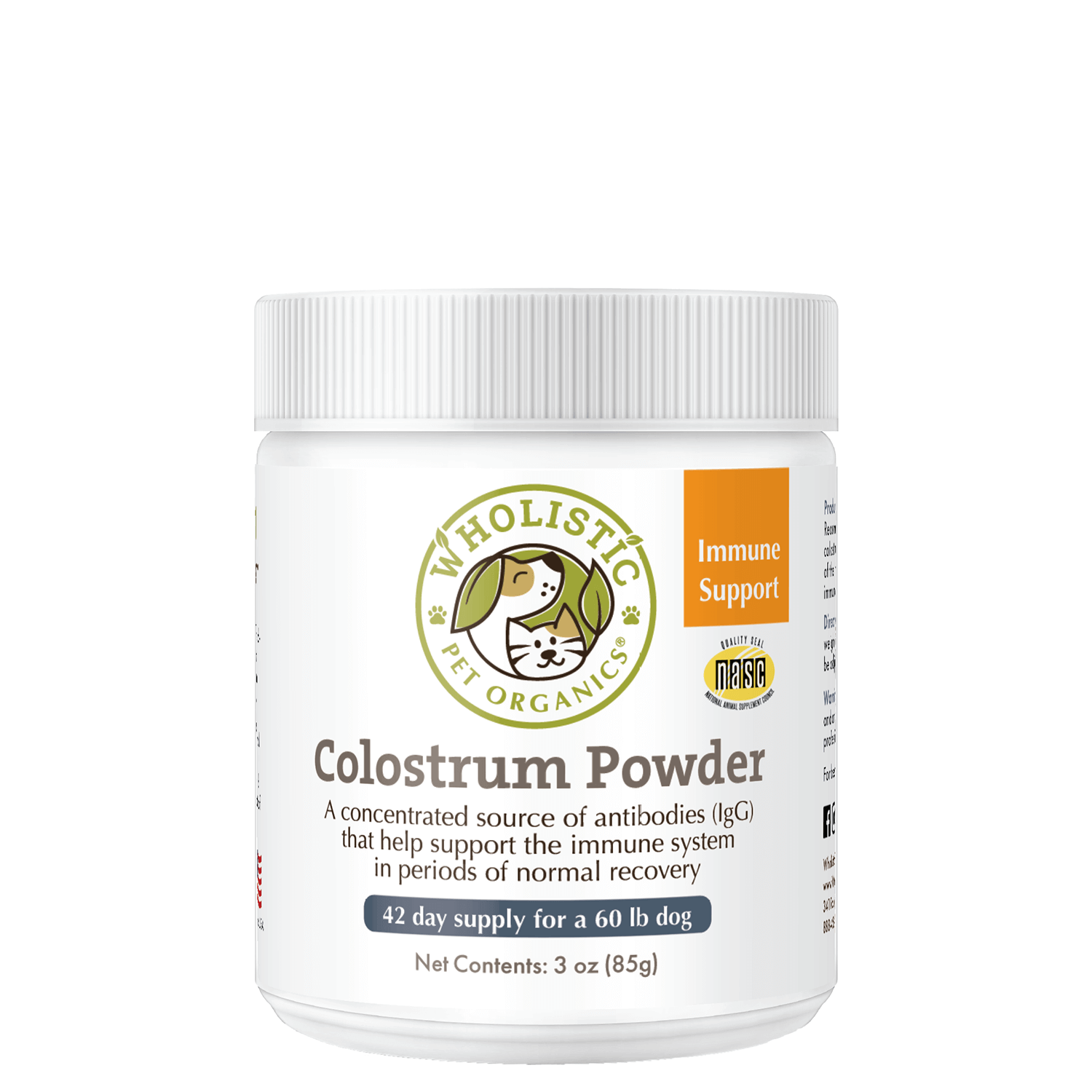 Wholistic Pet Organics Pure Colostrum