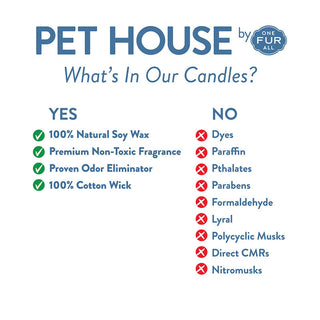 One Fur All Pet House Candle - Lilac Garden
