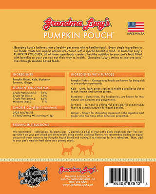 Grandma Lucy's Pumpkin Pouch With Inflammation Support