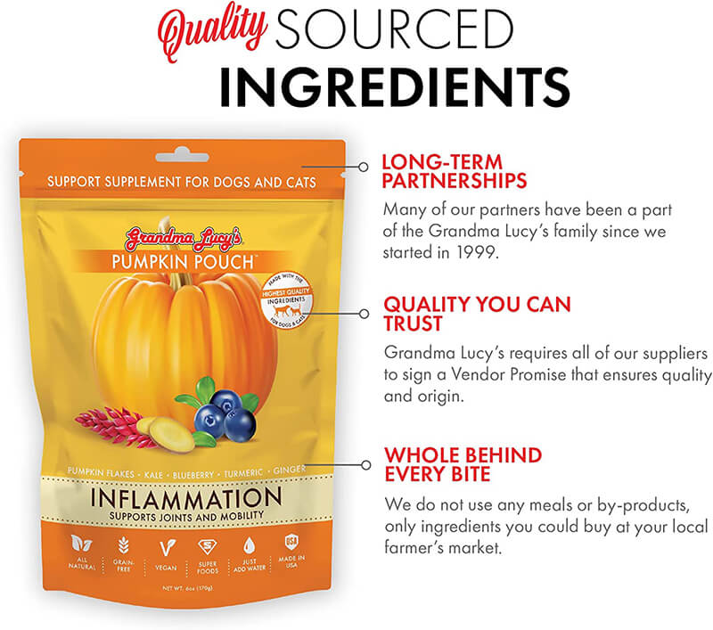 Grandma Lucy's Pumpkin Pouch With Inflammation Support
