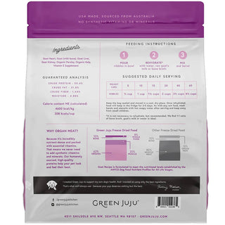 Green Juju Freeze-Dried Raw Limited Ingredient Goat