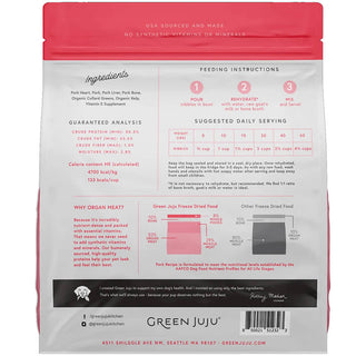 Green Juju Freeze-Dried Raw Limited Ingredient Pork