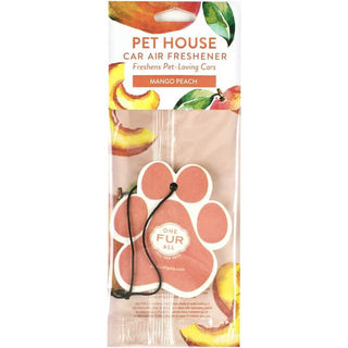 One Fur All Pet House Car Air Fresheners Mango Peach