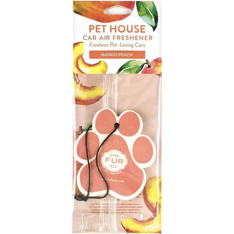 One Fur All Pet House Car Air Fresheners Mango Peach