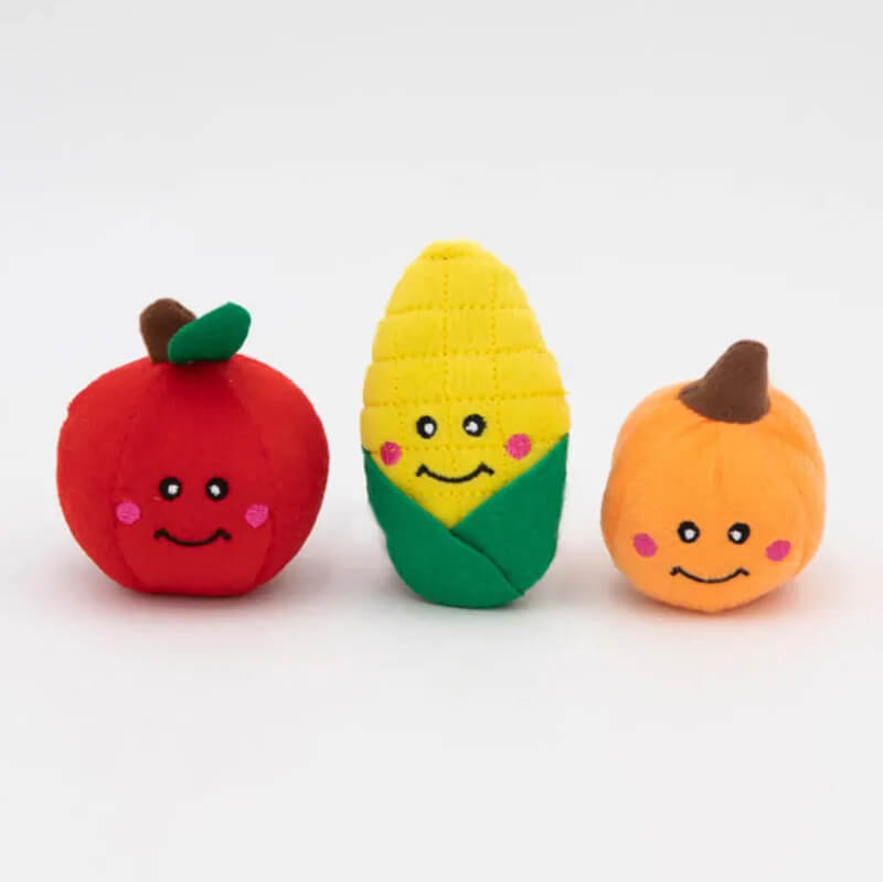 Zippy Paws Miniz Harvest 3-pack