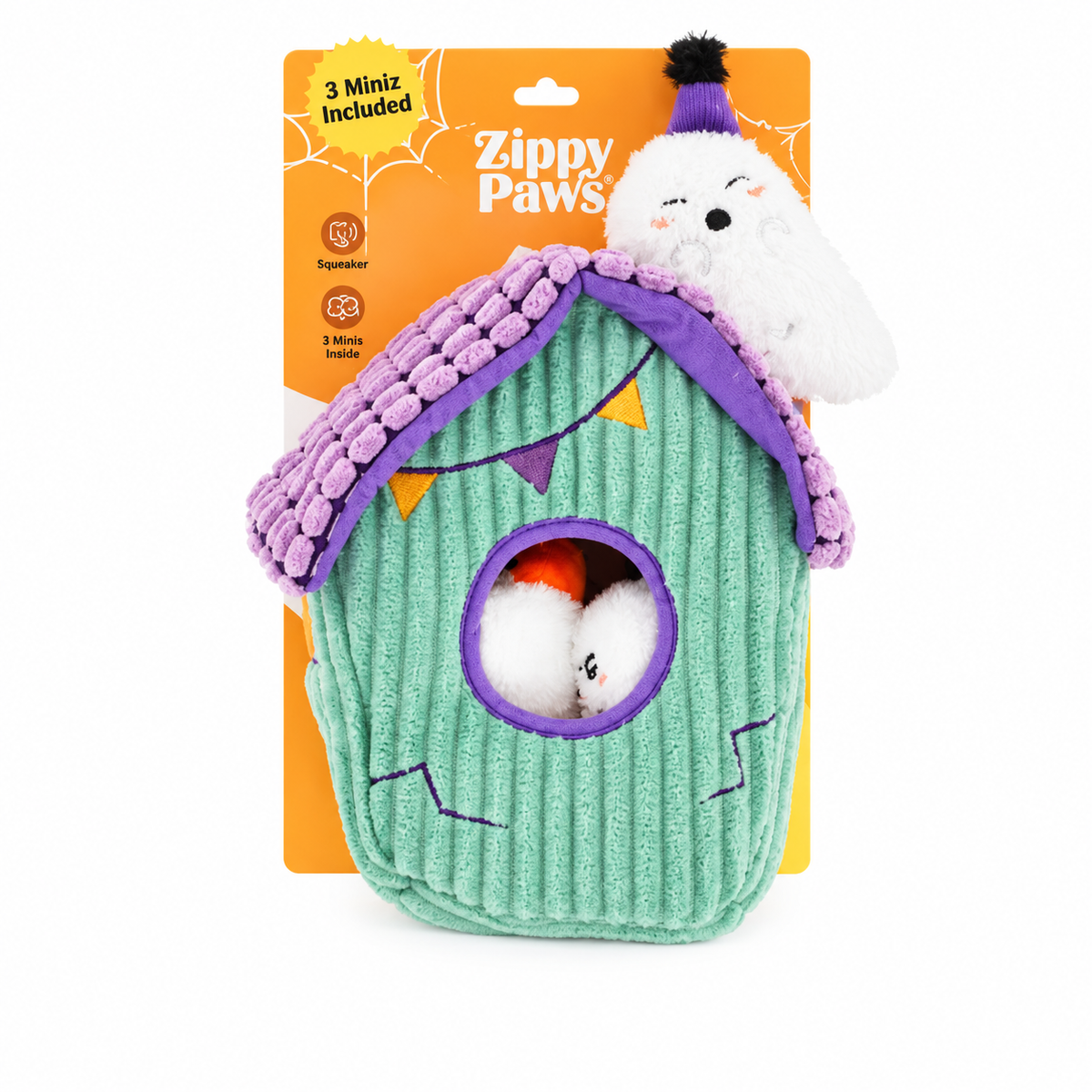 Zippy Paws Halloween Haunted House Burrow