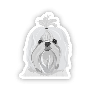 Happy Sploot Designs Vinyl Sticker - Maltese