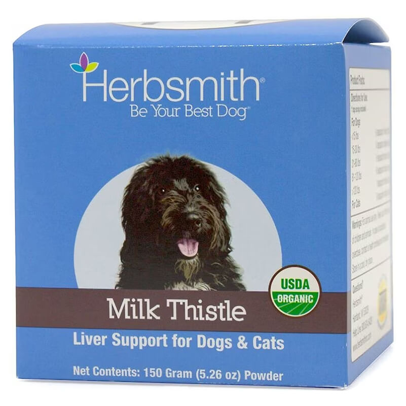 Herbsmith Milk Thistle Powder for Dogs and Cats