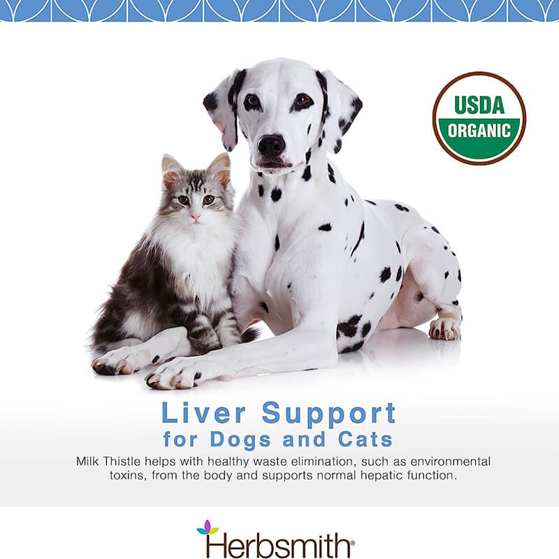 Herbsmith Milk Thistle Powder for Dogs and Cats